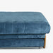 תמונה מזווית מספר 3 של המוצר ZAYA | מיטת נוער בגוון כחול עם ארגז מצעים מתכוננת חשמלית ומיטת על-קל נוספת