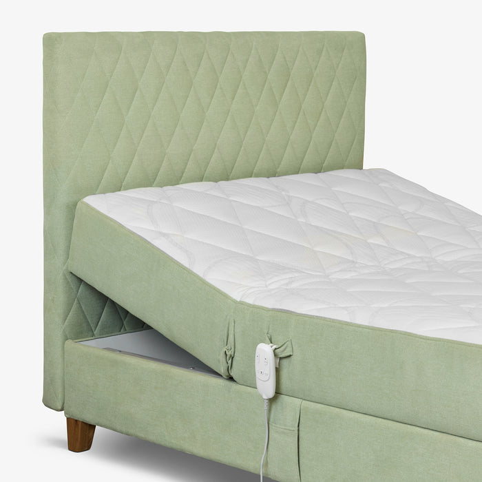 BONNIE | מיטה וחצי מתכווננת חשמלית עם גב מיטה בתיפורי מעוינים