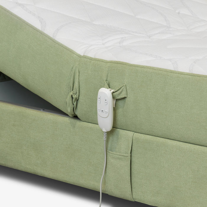 BONNIE | מיטה וחצי מתכווננת חשמלית עם גב מיטה בתיפורי מעוינים