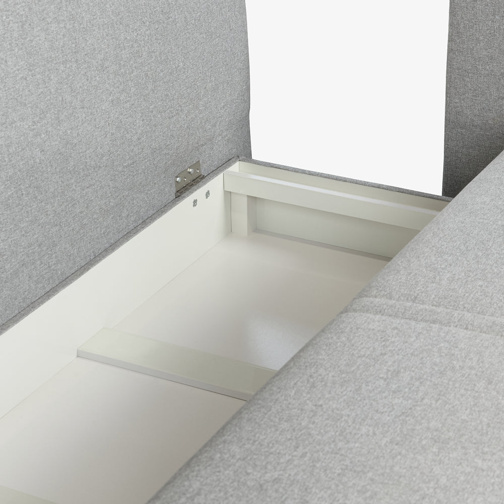 MELISSA | ספת אירוח דו מושבית בגוון אפור - KUALA