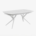 HILDINI | שולחן אוכל מלבני נפתח, מגיע בשני גדלים