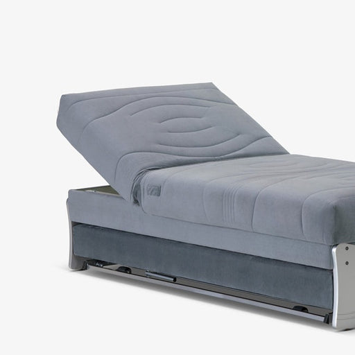 מעבר לעמוד מוצר LUSTER | מיטת נוער בגוון אפור עם ארגז מצעים ומיטת על-קל נוספת