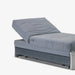 תמונה מזווית מספר 2 של המוצר LUSTER | מיטת נוער בגוון אפור עם ארגז מצעים ומיטת על-קל נוספת
