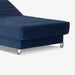 תמונה מזווית מספר 3 של המוצר LUTHEN | מיטה וחצי מתכווננת חשמלית בגוון כחול כהה, עם רגלי גלגלים