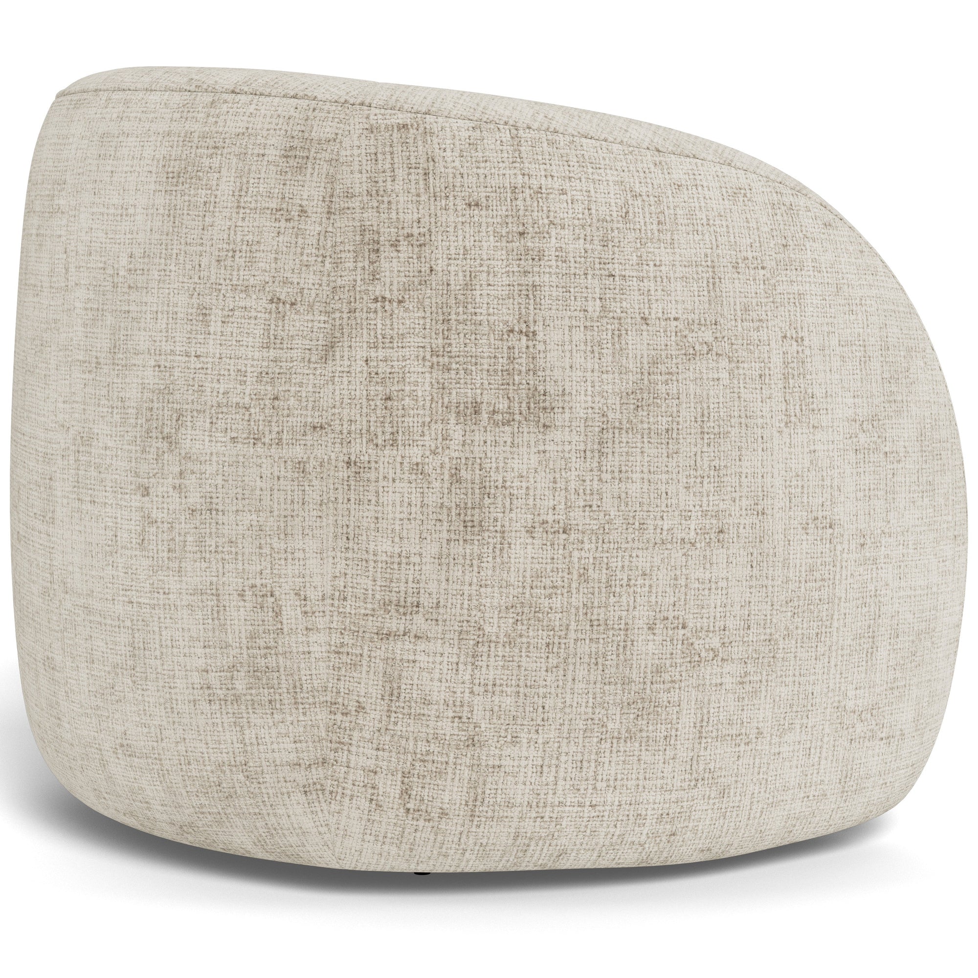 ARIA | כורסא מסתובבת מרופדת בבד אריג