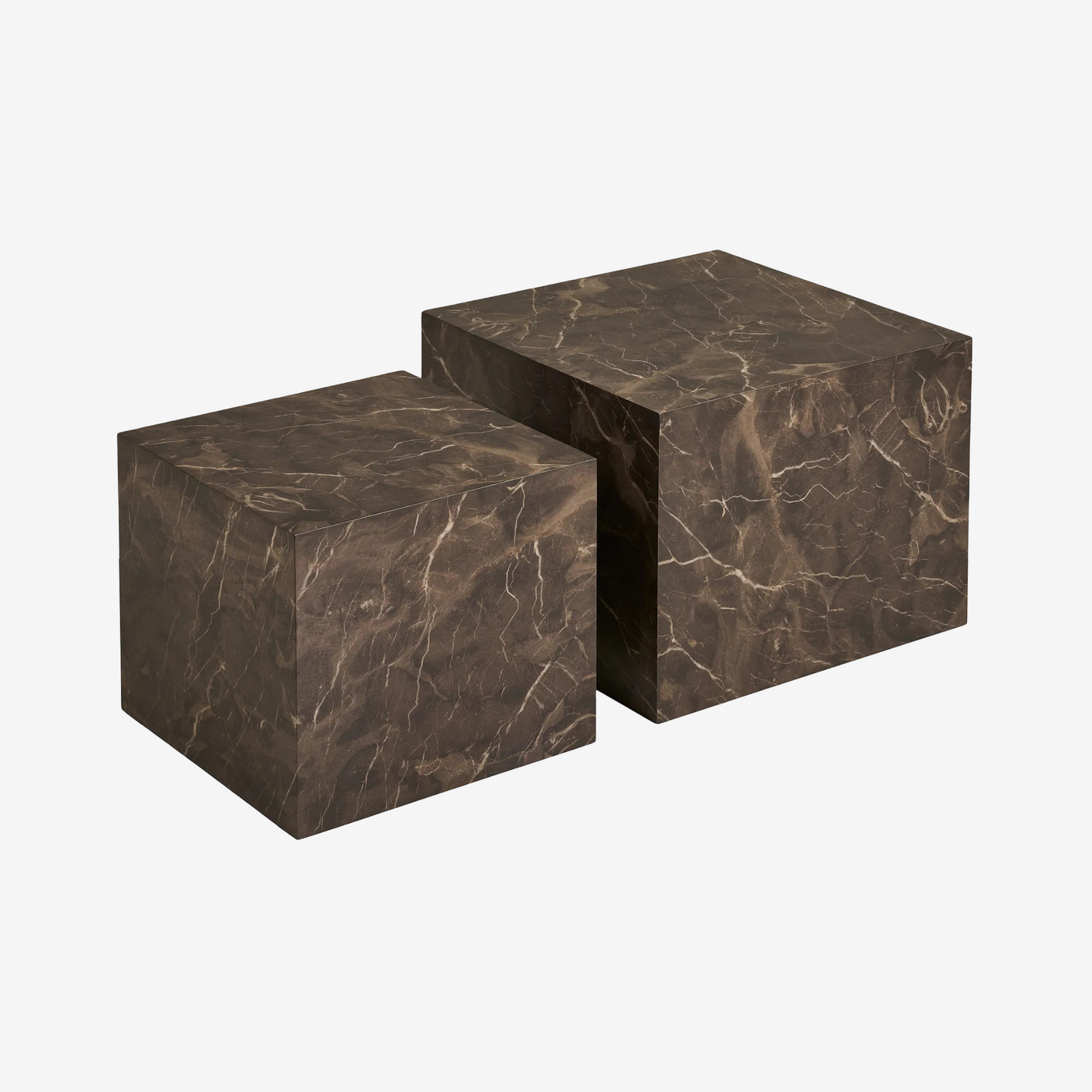 RESIRI | סט שולחנות סלון ריבועיים ממלמין