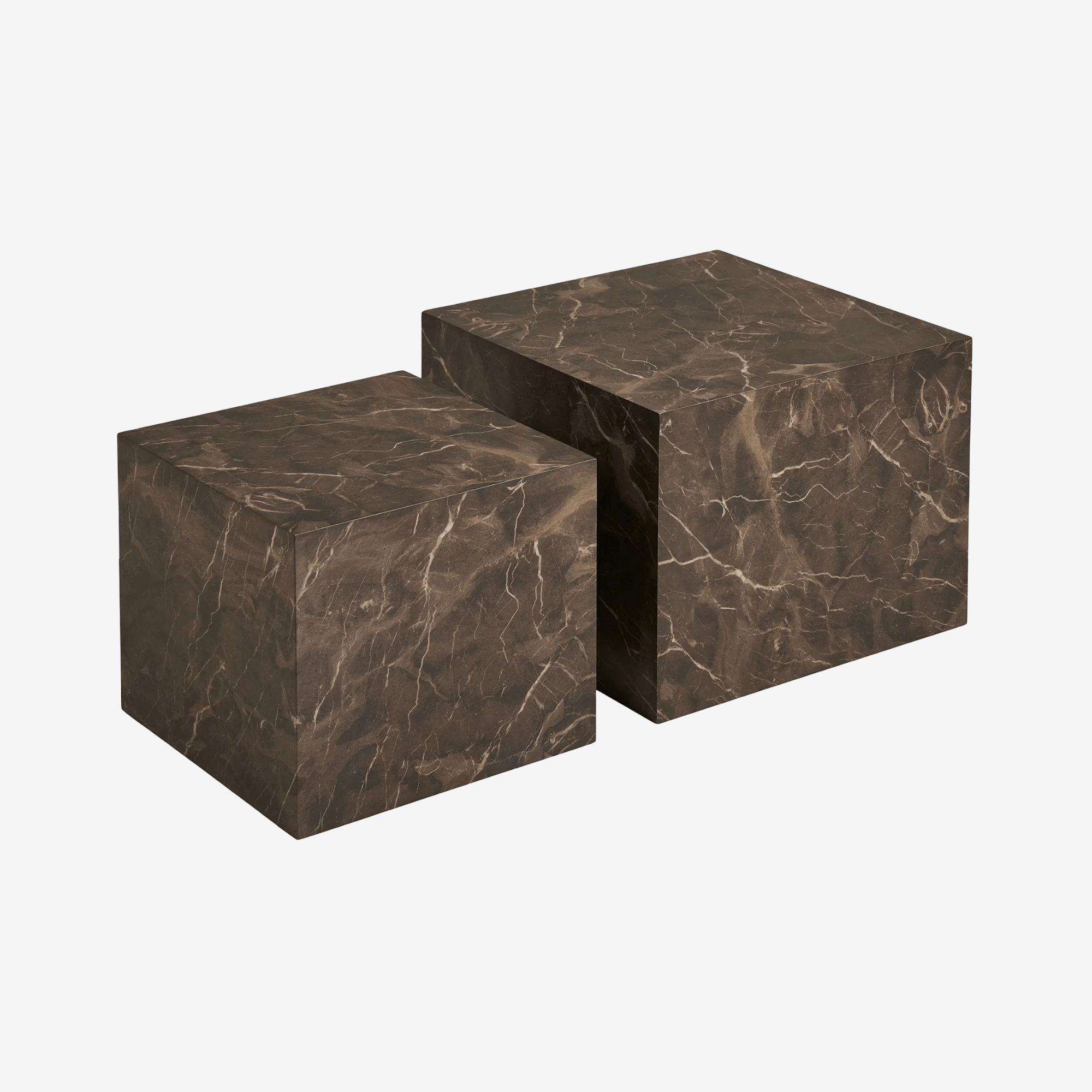 RESIRI | סט שולחנות סלון ריבועיים ממלמין