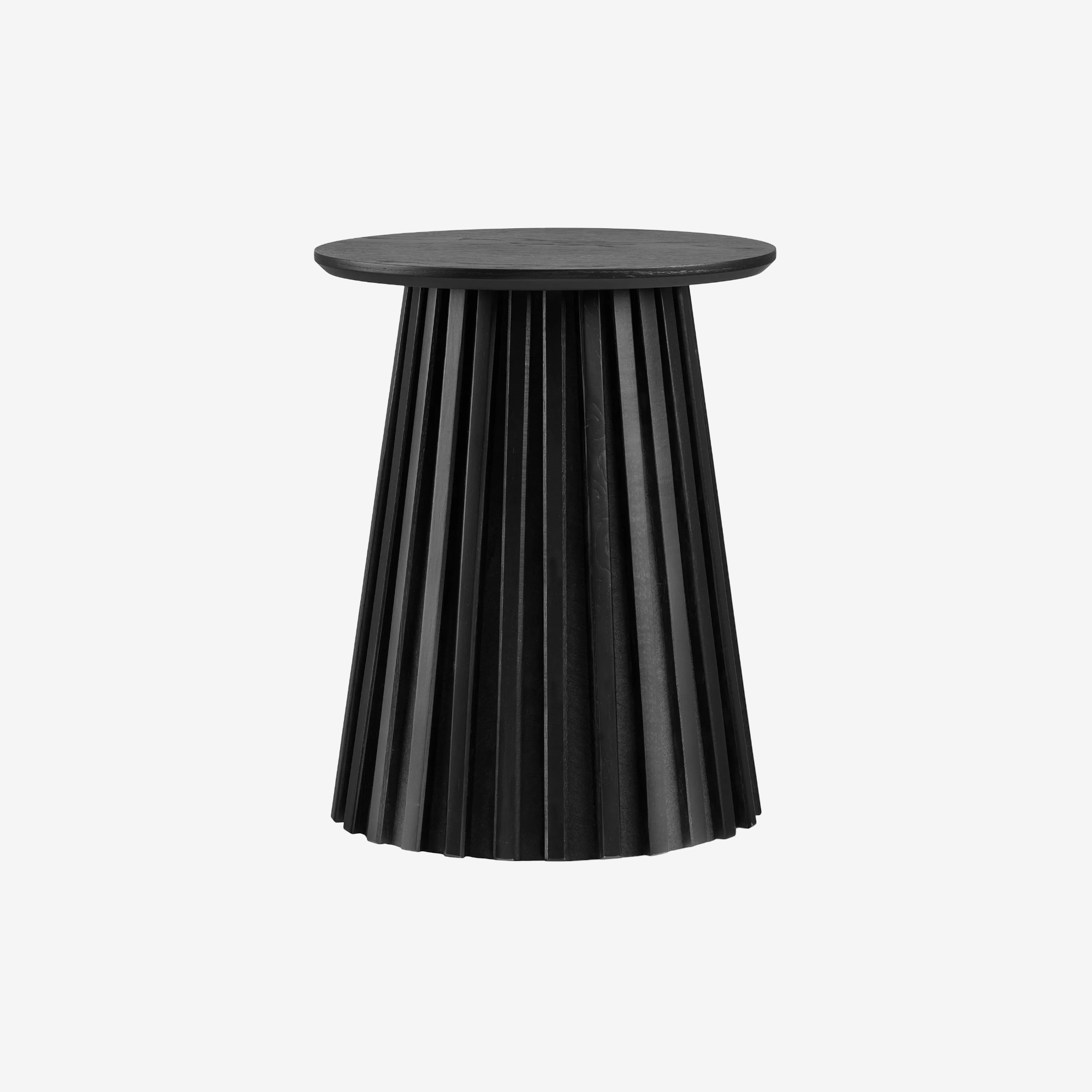 DRUMI | שולחן צד עגול מעץ, קוטר 40 ס"מ