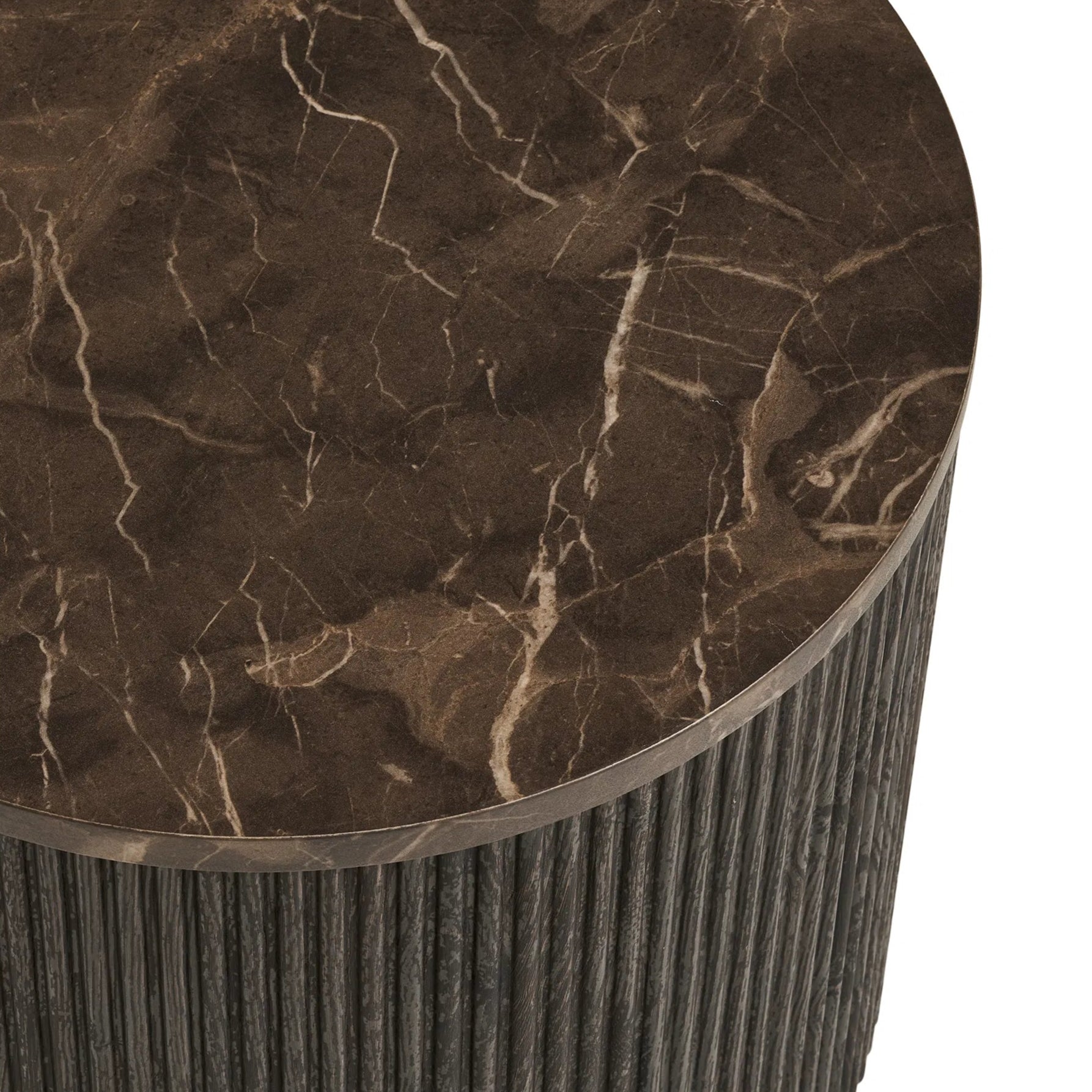 BANE | שולחן צד עגול ממלמין, קוטר 45 ס"מ