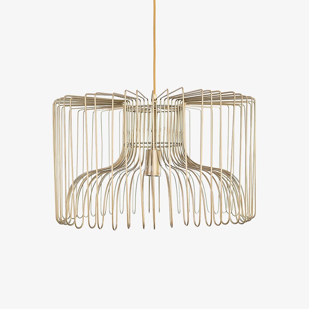 NUMOBI | מנורת תקרה ממתכת בגוון פליז