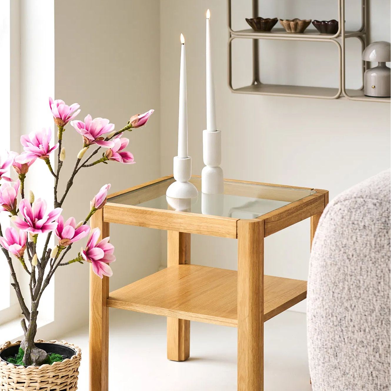 KARA |  שולחן צד ריבועי 400 ס"מ - KUALA