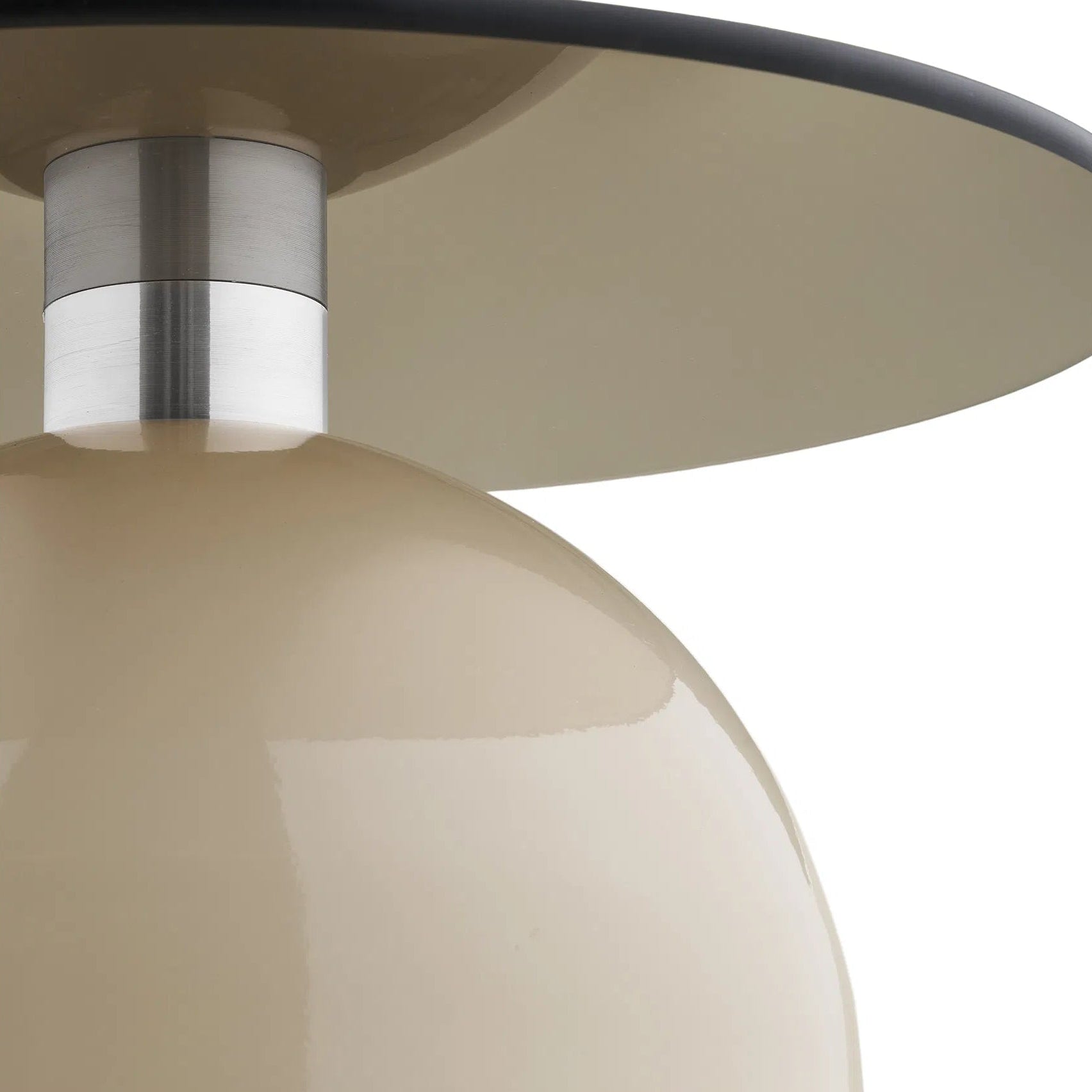 KOVA | שולחן צד עגול ממתכת וזכוכית, קוטר 40 ס"מ - KUALA