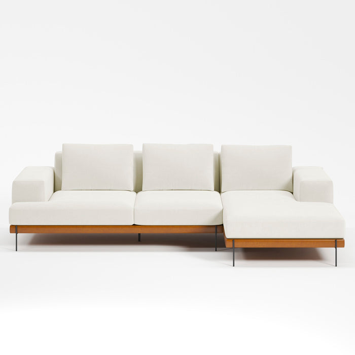 GOJA | ספה דו-מושבית מודרנית עם שזלונג