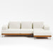 תמונה מזווית מספר 3 של המוצר GOJA | ספה דו-מושבית מודרנית עם שזלונג