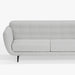 תמונה מזווית מספר 4 של המוצר KRISHA | ספה תלת-מושבית מושלמת בגוון אפור