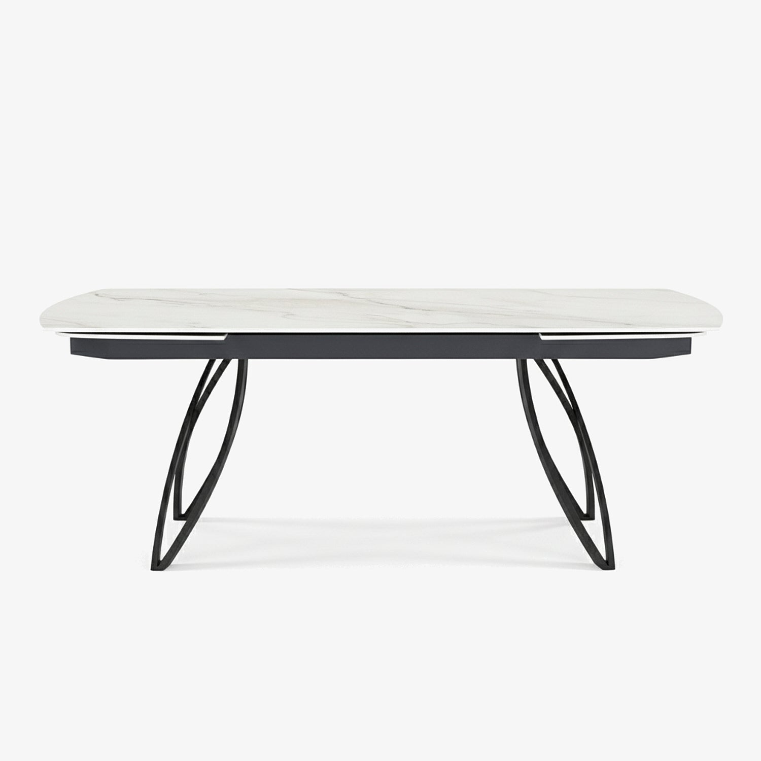 BERGLY | שולחן אוכל מלבני 200/95 ס"מ, נפתח ל-300 ס"מ, עד 14 סועדים