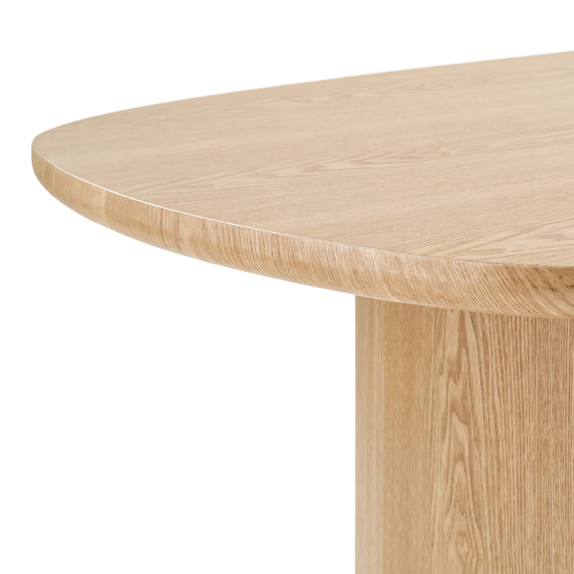 ZERON | שולחן אוכל אובלי מעץ, 11010 ס"מ - KUALA