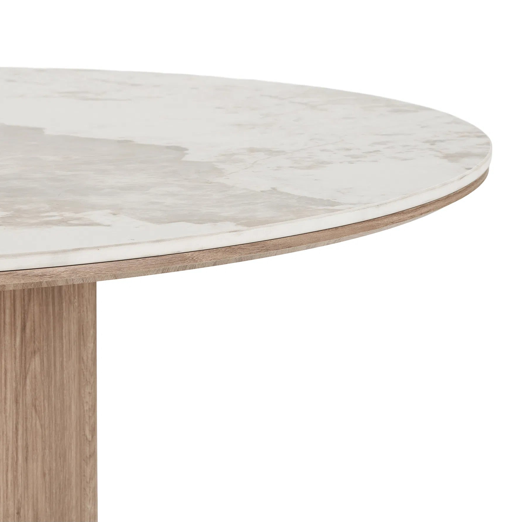 KORY | שולחן אוכל אובלי 210/100 ס"מ, עד 8 סועדים