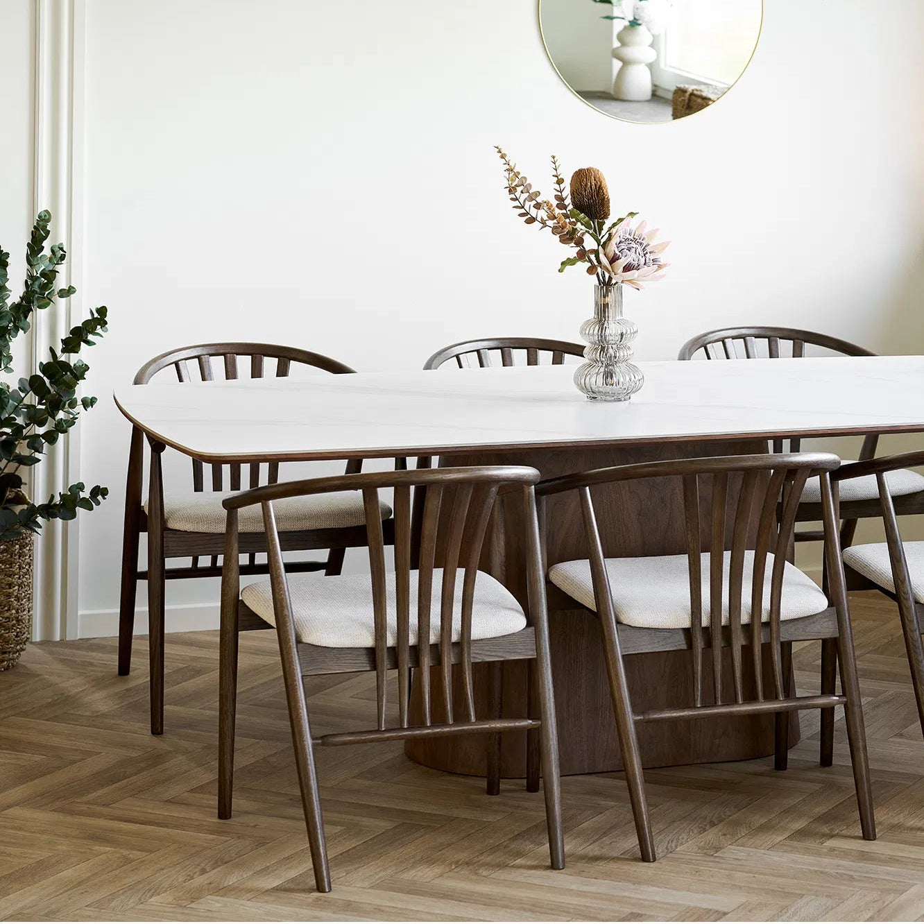 GEIRAN | שולחן אוכל מלבני 200/90 ס"מ, עד 8 סועדים