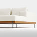 תמונה מזווית מספר 5 של המוצר GOJA | ספה דו-מושבית מודרנית עם שזלונג