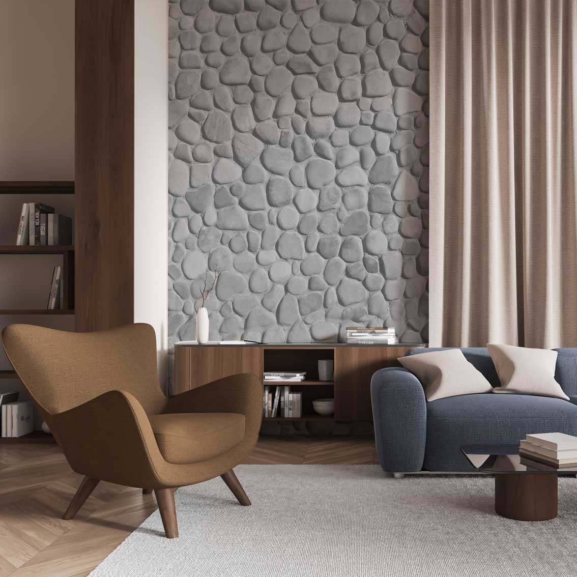 JELAM | טפט אבני נחל אפור