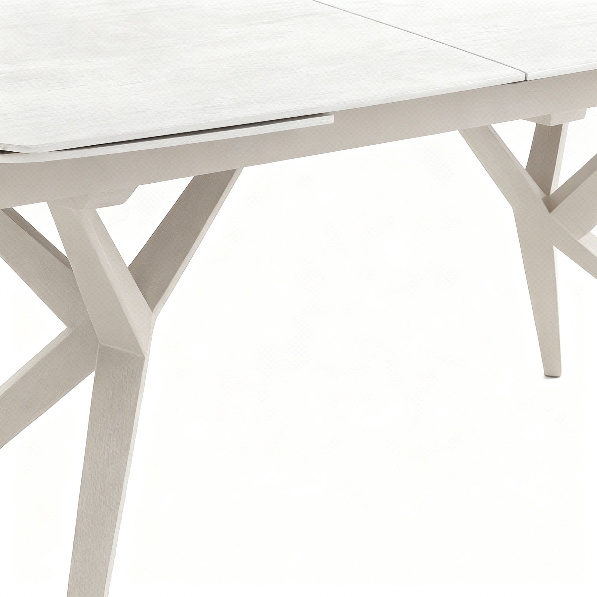 LIVVO | שולחן אוכל מלבני נפתח, מגיע בשני גדלים