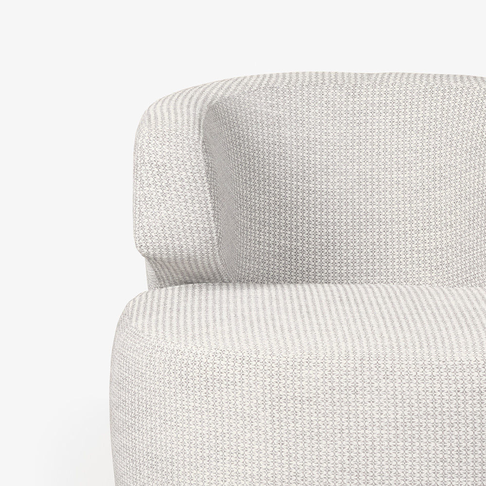 DAINTES | כורסא מעוצבת עם בד אריג משולב פאטרן