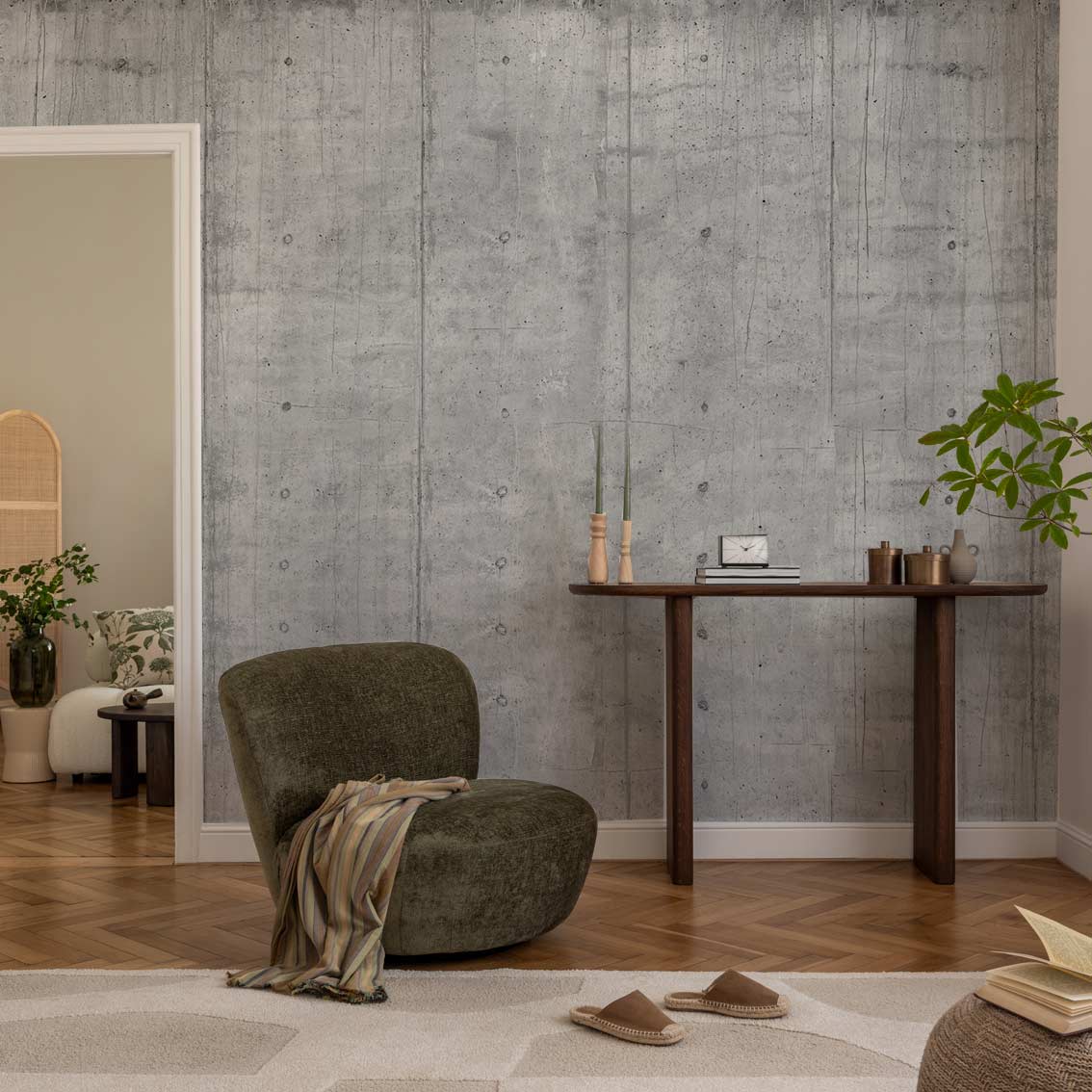 SUTES | טפט בטון תעשייתי חלק