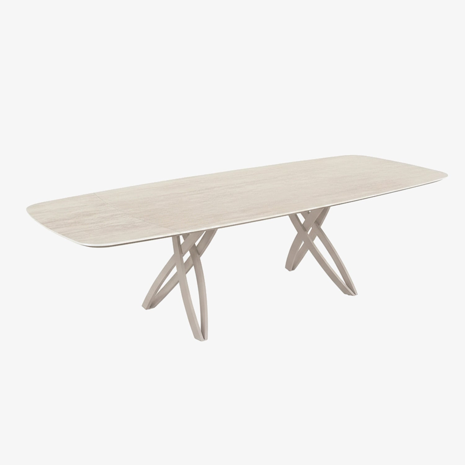 BERGLY | שולחן אוכל מלבני 200/95 ס"מ, נפתח ל-300 ס"מ, עד 14 סועדים