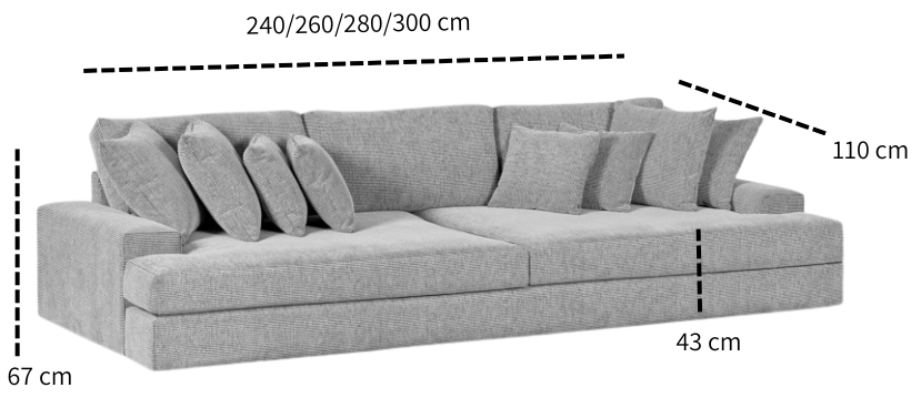 BARCODE | ספת מעצבים נורדית עם מושבי ויסקו אלסטי