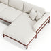 תמונה מזווית מספר 5 של המוצר KEILA | ספת שזלונג מודרנית לסלון עם מסגרת עץ מלא