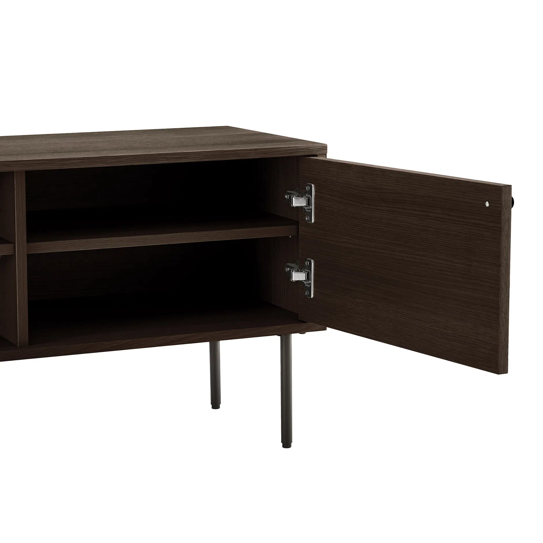 MINOR | מזנון נורדי מעץ, עם 2 דלתות ומדפים - KUALA