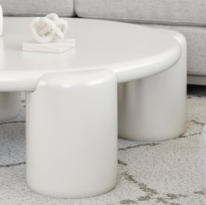 GENGEK | שולחן סלון עגול ובעיצוב סקנדינבי