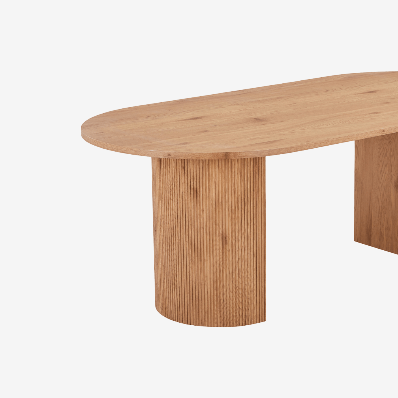 FLAVORO | שולחן אוכל אובלי 210/100 ס"מ, עד 8 סועדים