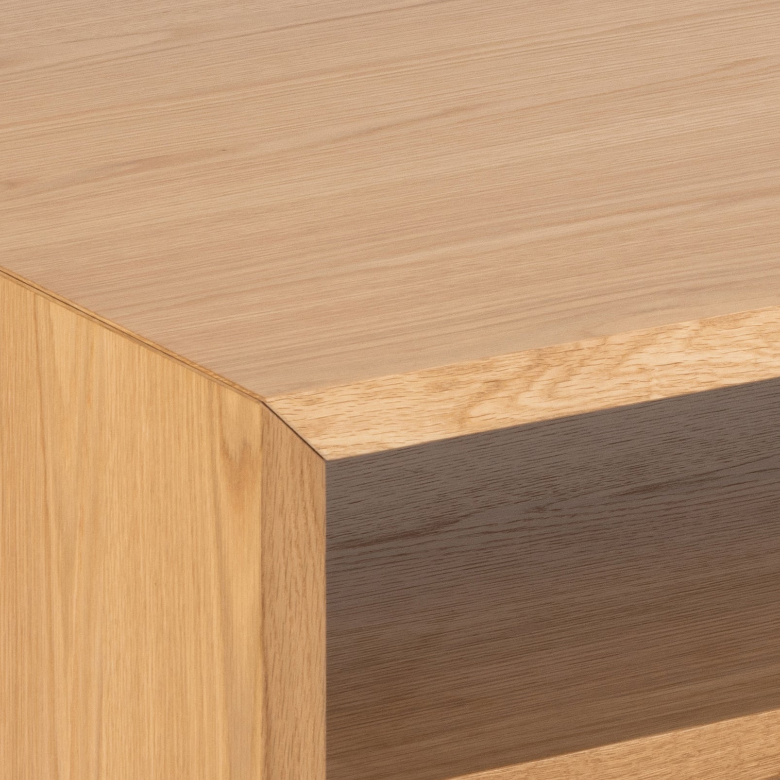 ﻿TEZU | שולחן סלון מלבני מעץ אלון מלא, 120/60 ס"מ﻿