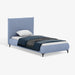 תמונה מזווית מספר 3 של המוצר OCEANE | מיטת נוער מעוצבת בבד קורדרוי