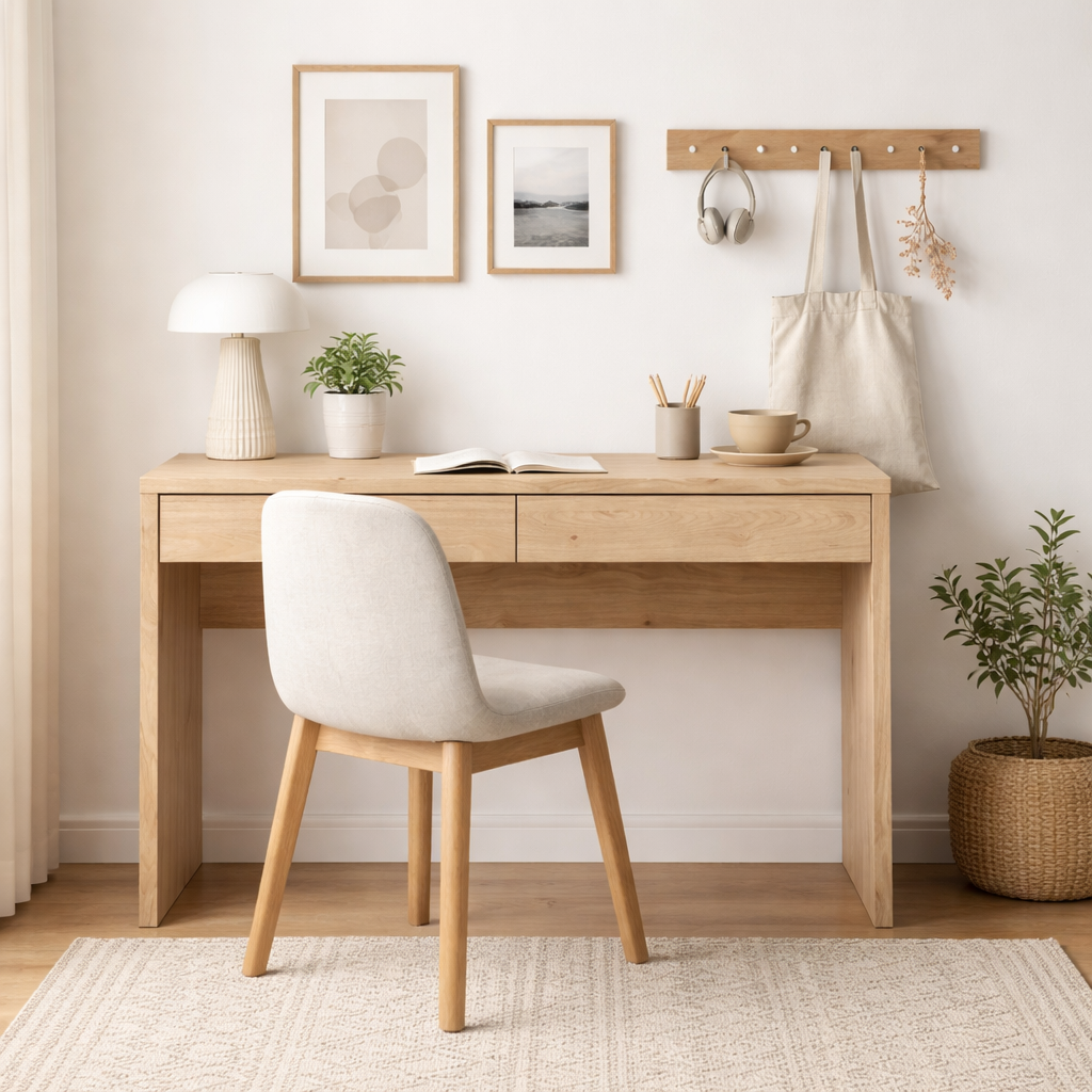 STIGAG | שולחן עבודה ממלמין עם 2 מגירות, 100 ס"מ - KUALA