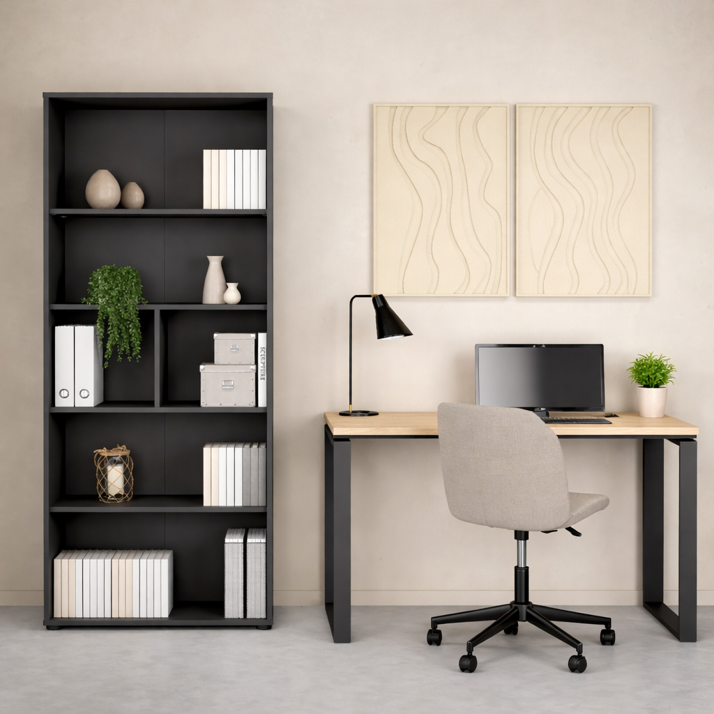 ION | ספריה עם 6 מדפים פתוחים - KUALA