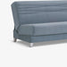 תמונה מזווית מספר 3 של המוצר IGGY | ספת אירוח דו מושבית מודרנית בגוון אפור כחול