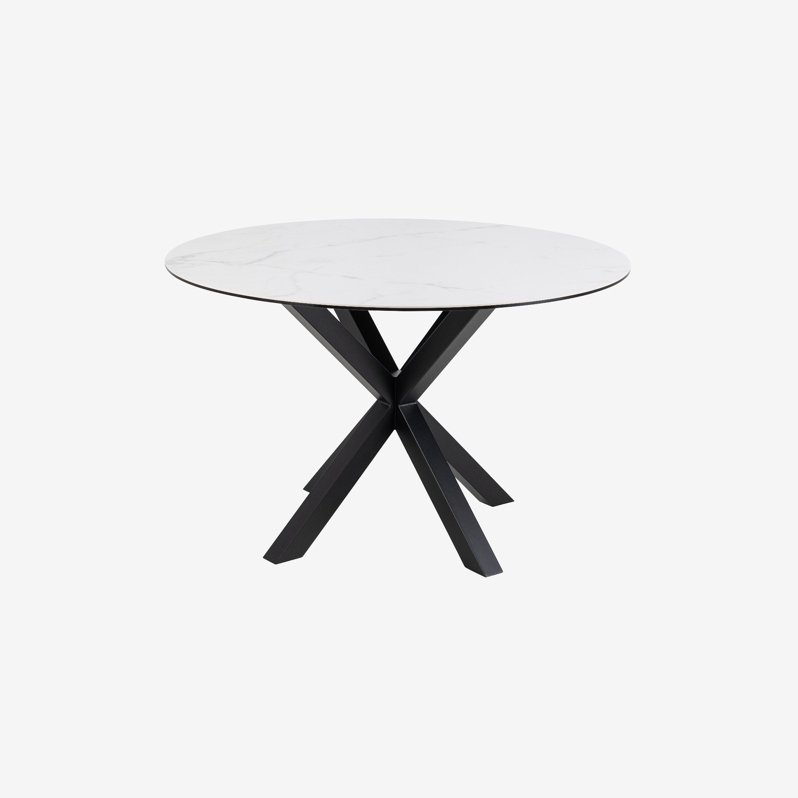 SKIDELBER | שולחן אוכל עגול קוטר 120 ס"מ, עד 6 סועדים