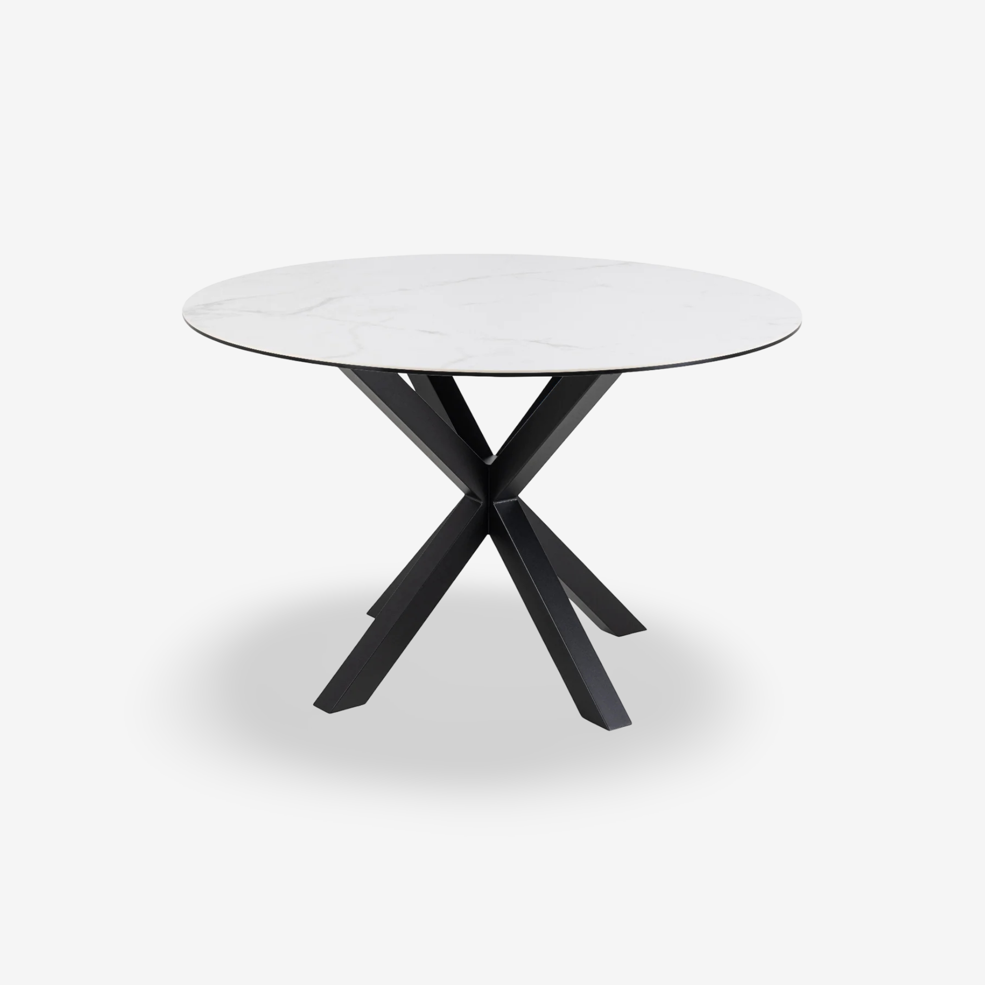 SKIDELBER | שולחן אוכל עגול קוטר 120 ס"מ, עד 6 סועדים