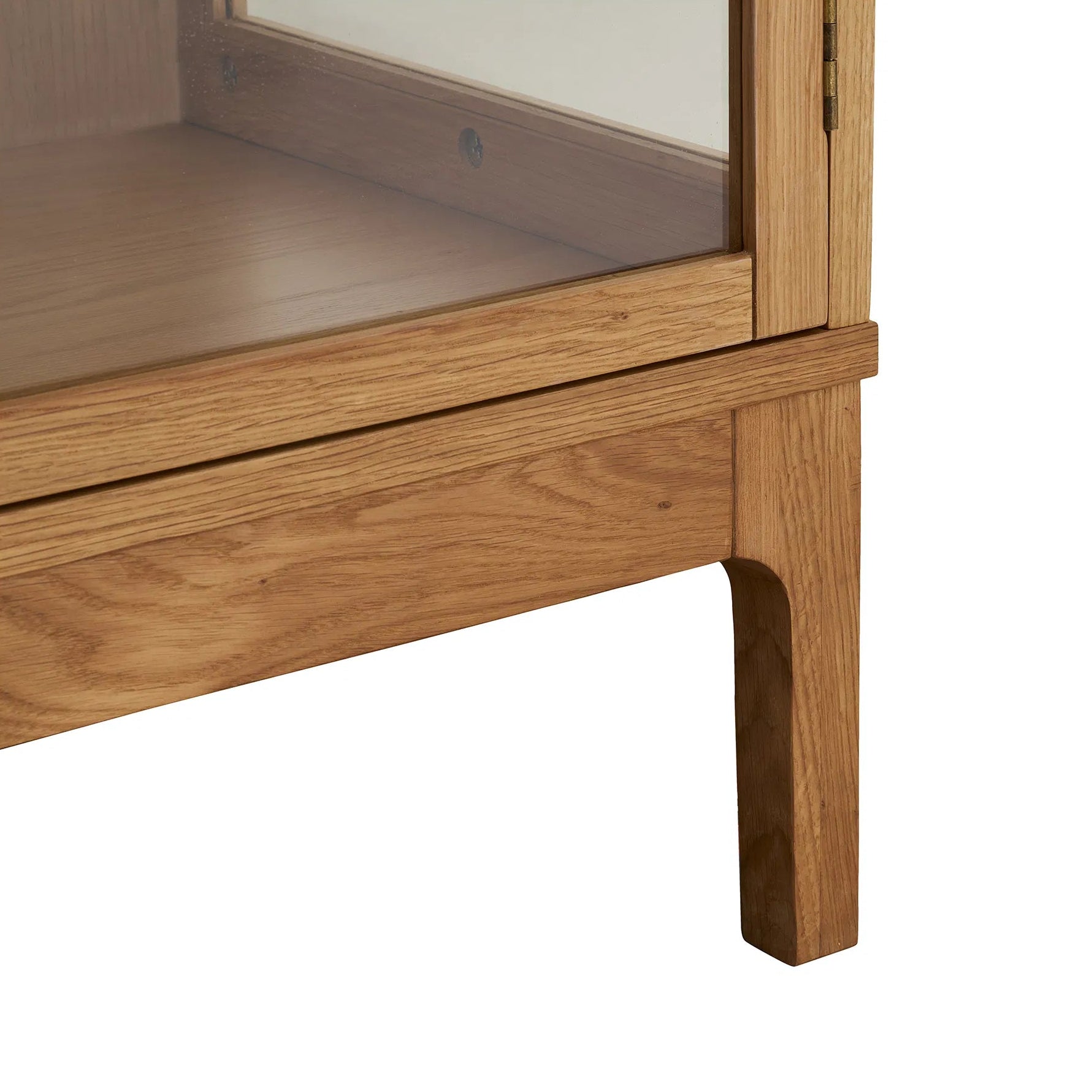 SENA | ספריה מעץ וזכוכית, עם 2 דלתות ומדפים - KUALA