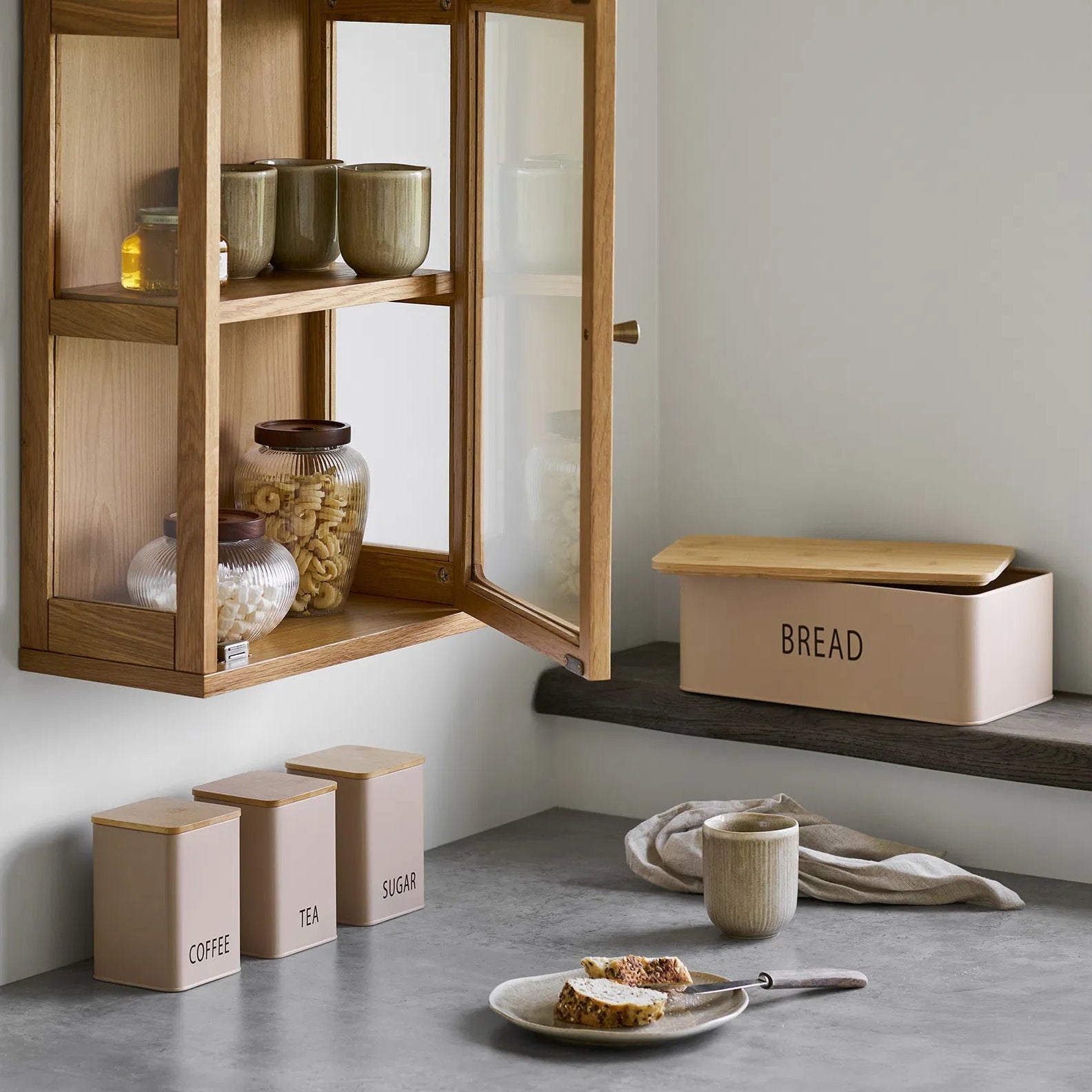 SYVI | יחידת מדפים לתליה מעץ אלון, 20/60 ס"מ - KUALA