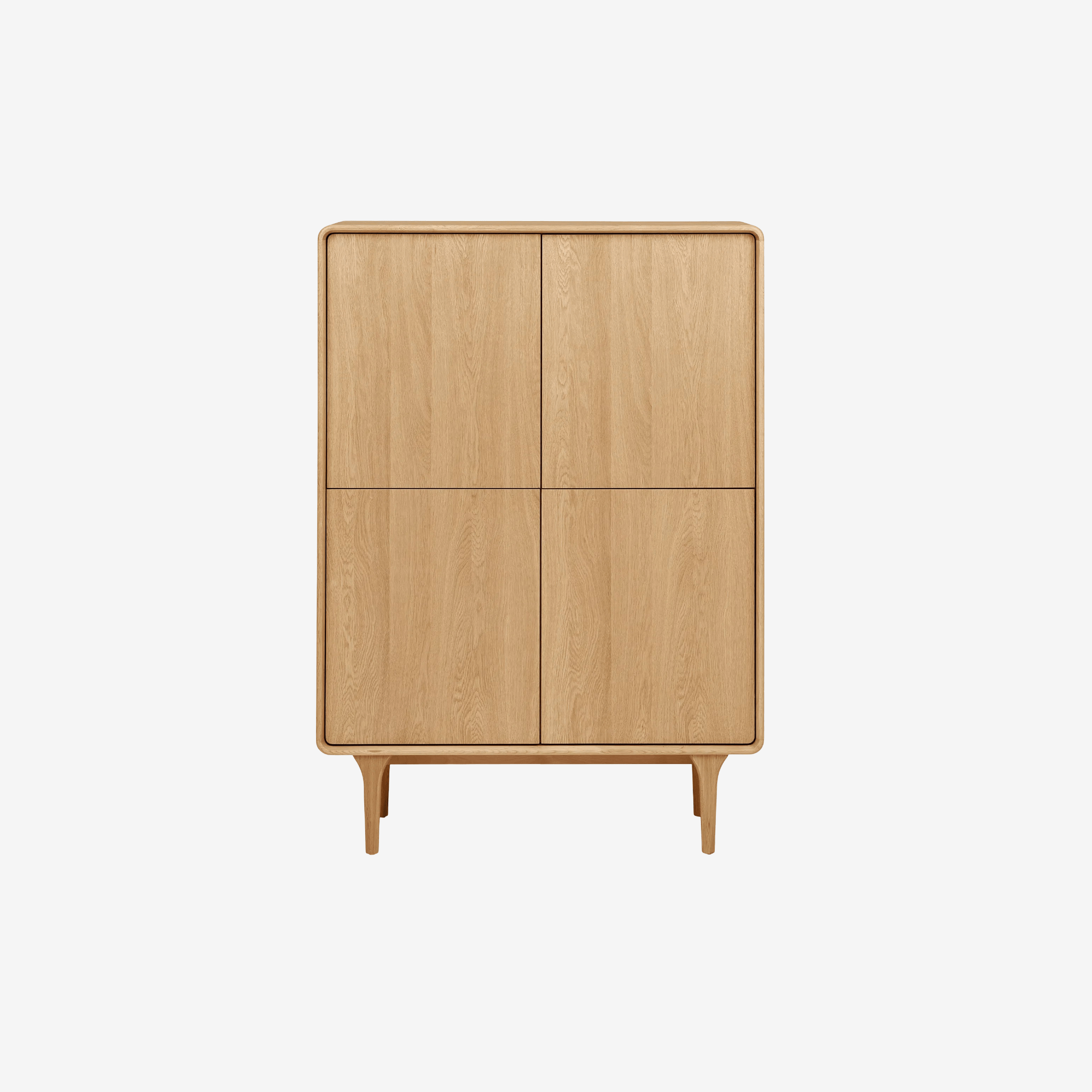 SULE | שידת אחסון מעץ עם מדפים סגורים