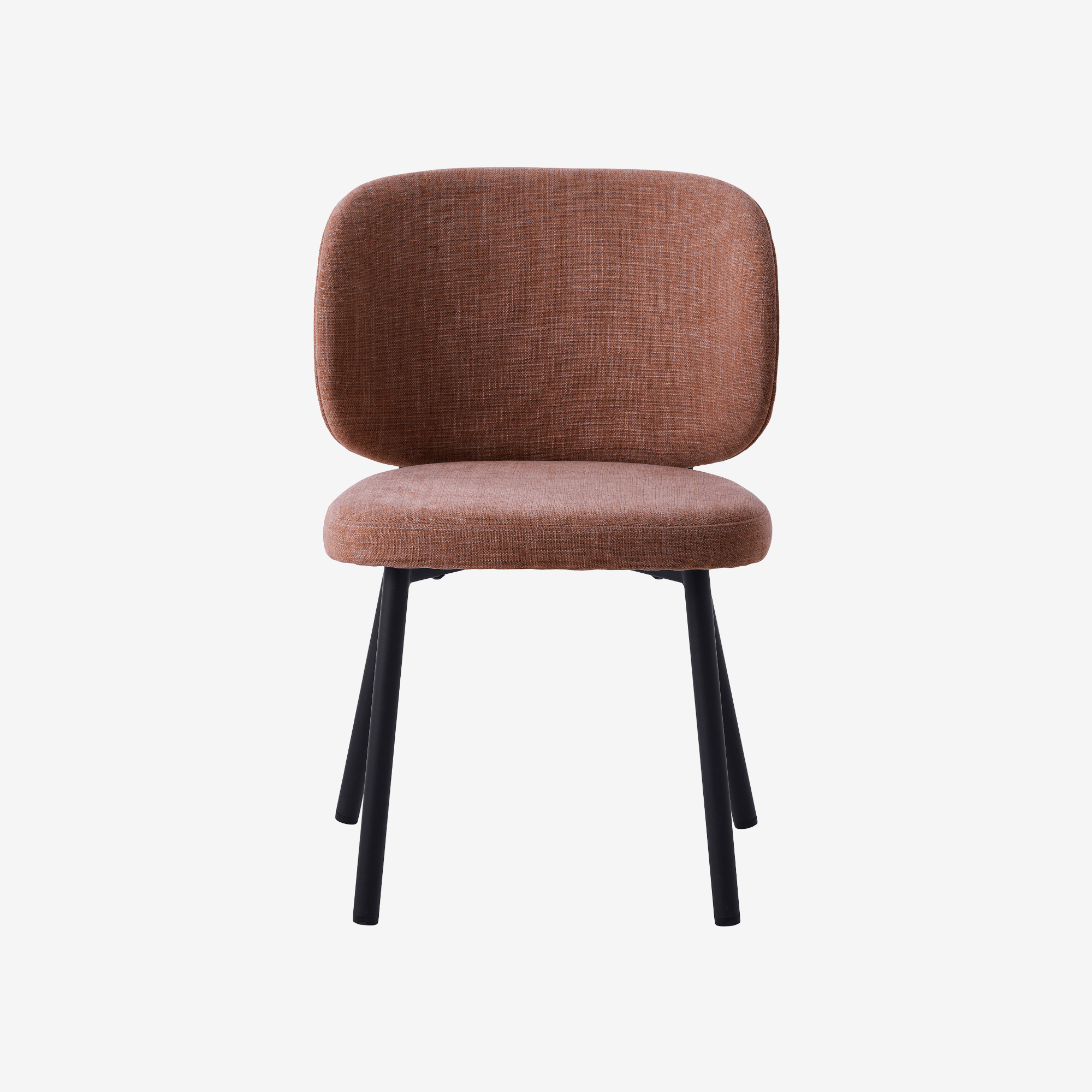 KONU | כיסא נורדי מרופד עם משענת מעוגלת