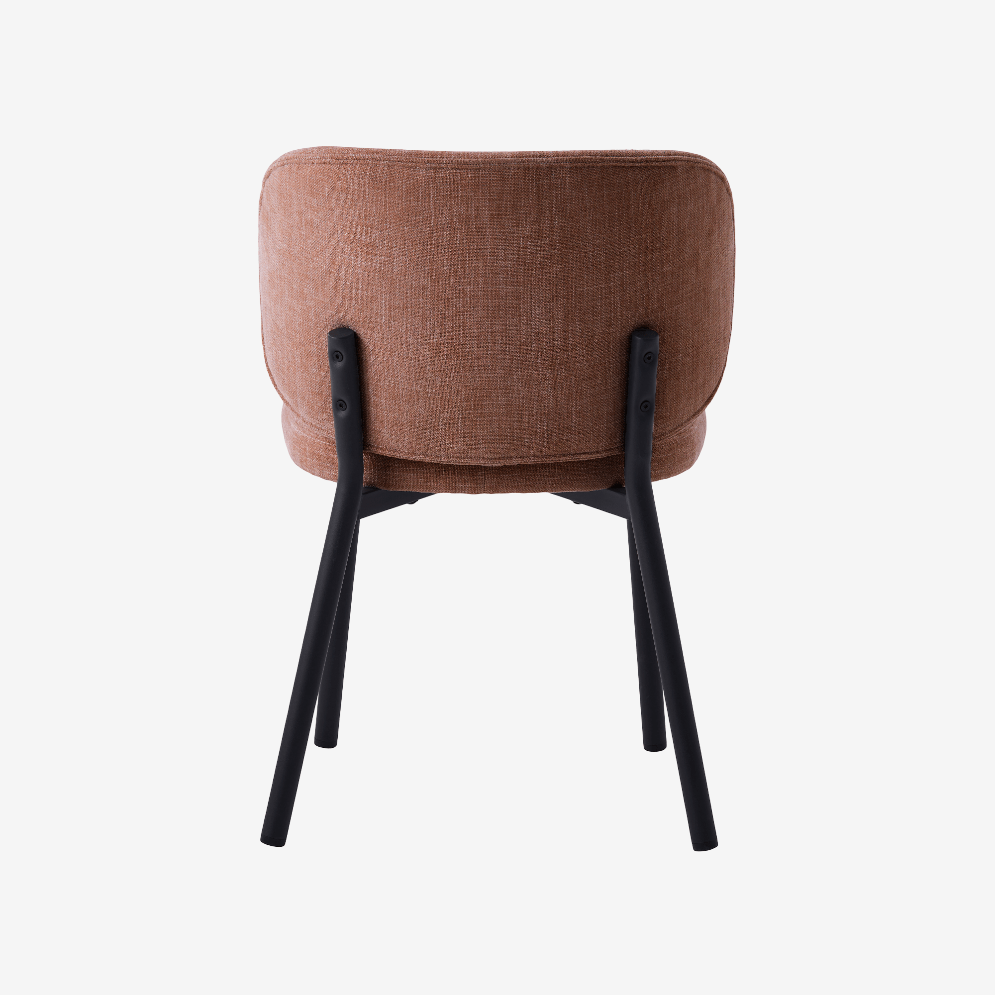 KONU | כיסא נורדי מרופד עם משענת מעוגלת