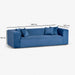 תמונה מזווית מספר 3 של המוצר VEA | ספה תלת מושבית מודרנית מבד אריג רחיץ