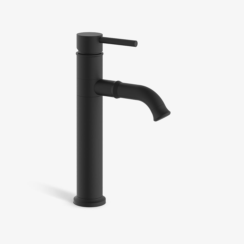 ZELVIRA | ברז פרח נמוך לכיור אינטגרלי