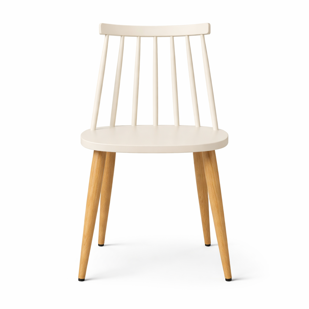 JOYO | כיסא אוכל פולימרי בשילוב רגלי מתכת - KUALA