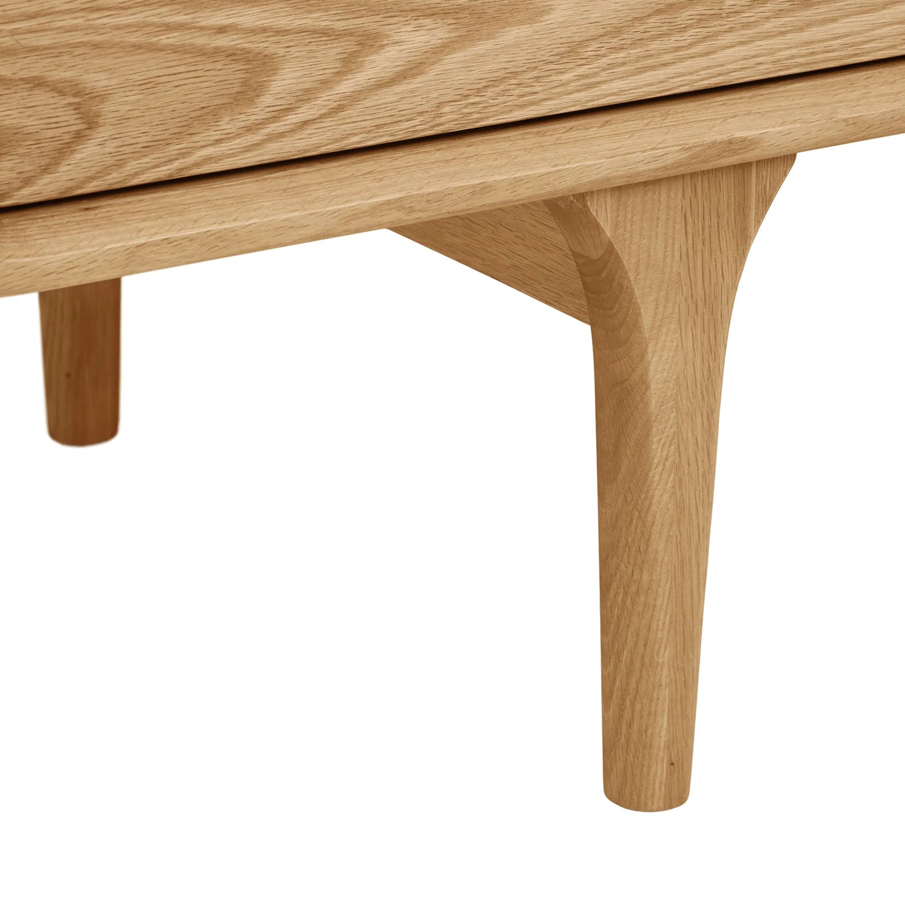 SEYOTO | מזנון סקנדינבי מעץ, עם מגירה ומדפים סגורים